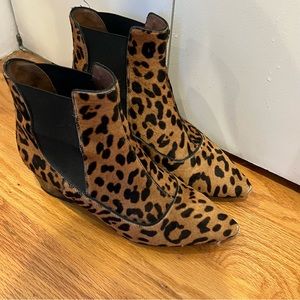 Tabitha Simmons Leopard Booties